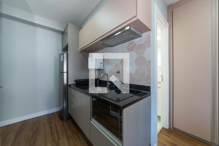 Cozinha de kitnet/studio à venda com 1 quarto, 26m² em Brooklin Paulista, São Paulo