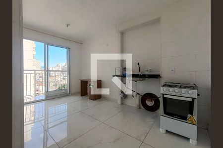 Sala/Cozinha de apartamento para alugar com 1 quarto, 26m² em Barra Funda, São Paulo