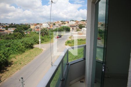 Varanda Quarto 1 de apartamento à venda com 2 quartos, 73m² em Nacional, Contagem