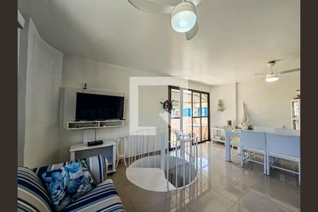 Sala de apartamento para alugar com 3 quartos, 120m² em Enseada, Guarujá