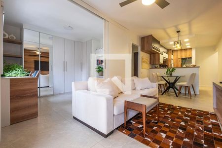 Sala/Cozinha de apartamento à venda com 2 quartos, 61m² em Jardim Paulista, São Paulo