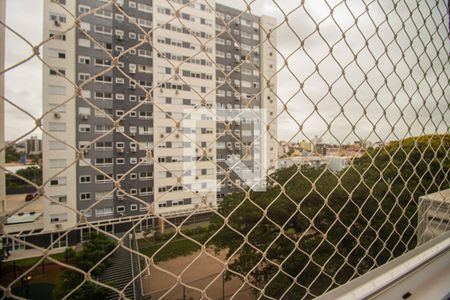 Vista da Sala de apartamento à venda com 3 quartos, 81m² em São Sebastião, Porto Alegre