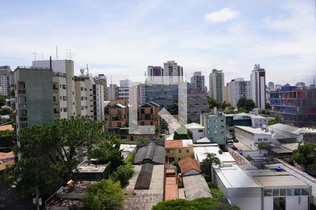 Vista da Sala de apartamento à venda com 2 quartos, 128m² em Pinheiros, São Paulo