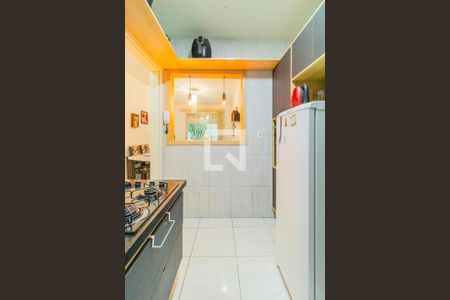 Cozinha e Área de Serviço de apartamento à venda com 1 quarto, 40m² em Teresópolis, Porto Alegre