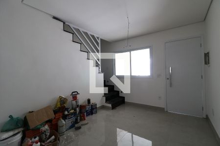 Sala de casa à venda com 3 quartos, 122m² em Vila Homero Thon, Santo André