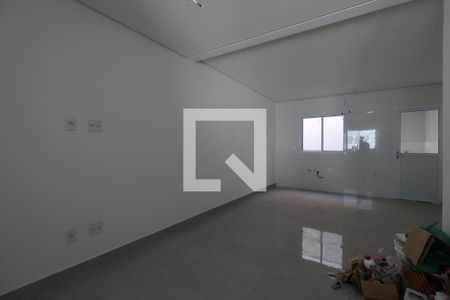 Sala de casa à venda com 3 quartos, 122m² em Vila Homero Thon, Santo André