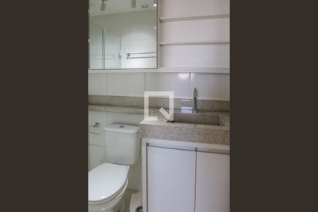 Banheiro da Suíte de apartamento à venda com 1 quarto, 25m² em Água Branca, São Paulo