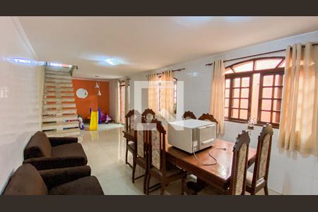 Sala de Jantar de casa à venda com 3 quartos, 232m² em Vila Bela Vista, Santo André