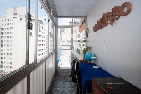 Varanda de apartamento à venda com 1 quarto, 100m² em Campos Elíseos, São Paulo