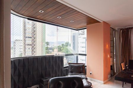 Varanda da Sala de Estar de apartamento à venda com 4 quartos, 300m² em Gutierrez, Belo Horizonte