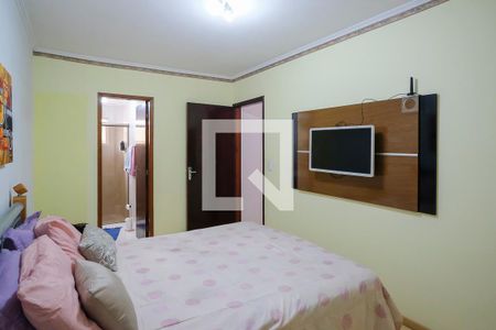 Suíte  de apartamento à venda com 3 quartos, 82m² em Jardim Orlandina, São Bernardo do Campo