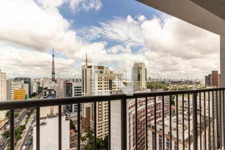 Varanda - Vista de apartamento para alugar com 1 quarto, 32m² em Consolação, São Paulo