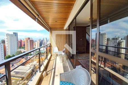 Varanda da Sala de apartamento à venda com 8 quartos, 434m² em Cambuí, Campinas