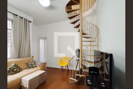 Sala de apartamento à venda com 2 quartos, 120m² em Rio Comprido, Rio de Janeiro