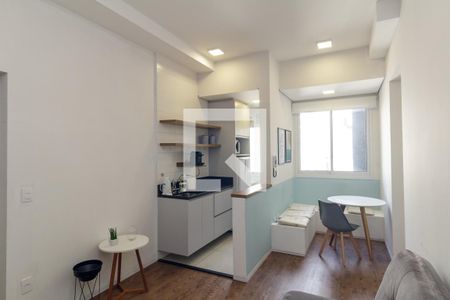 Sala de apartamento para alugar com 1 quarto, 38m² em Santa Cecilia, São Paulo