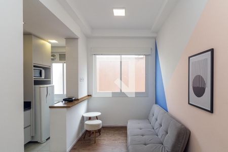 Sala de apartamento à venda com 1 quarto, 30m² em Santa Cecilia, São Paulo