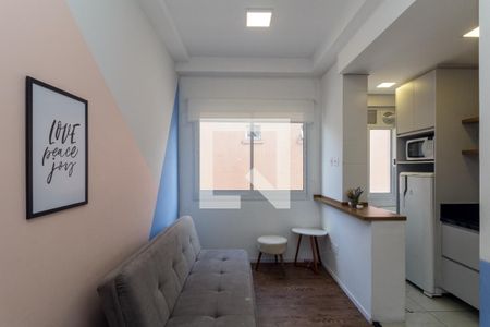 Sala de apartamento para alugar com 1 quarto, 30m² em Santa Cecilia, São Paulo