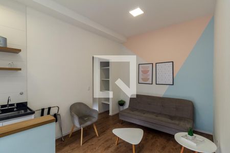 Sala de apartamento à venda com 1 quarto, 38m² em Santa Cecilia, São Paulo