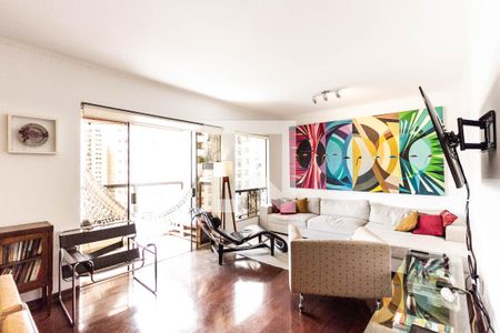 Sala de apartamento para alugar com 3 quartos, 134m² em Perdizes, São Paulo