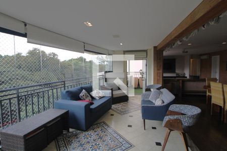 Varanda de apartamento à venda com 3 quartos, 195m² em Jardim Marajoara, São Paulo