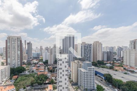 Vista da Varanda de kitnet/studio para alugar com 1 quarto, 30m² em Jardim das Acacias, São Paulo