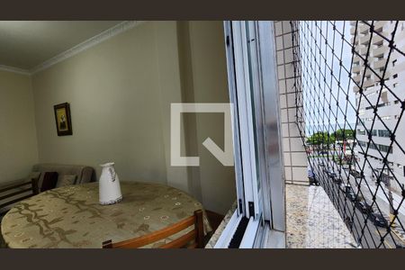 Detalhe Sala de apartamento para alugar com 2 quartos, 85m² em Boqueirão, Santos