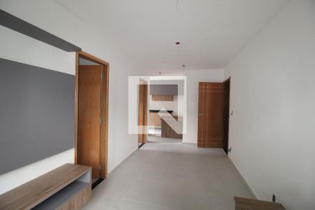 Sala/Cozinha e área de serviço de apartamento à venda com 2 quartos, 47m² em Vila Guilhermina, São Paulo