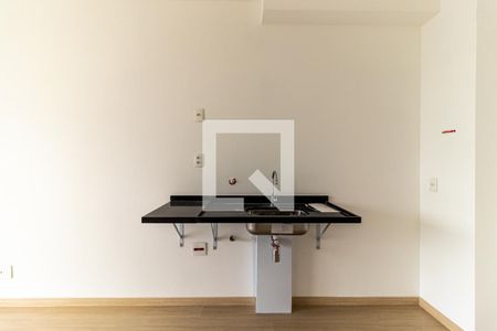 Cozinha de kitnet/studio para alugar com 1 quarto, 24m² em Consolação, São Paulo