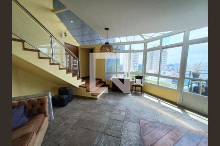 Sala de Estar de apartamento à venda com 3 quartos, 196m² em Vila Suzana, São Paulo