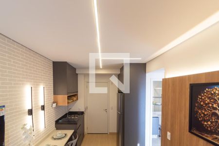 Teto com led Sala de apartamento para alugar com 1 quarto, 33m² em Santo Amaro, São Paulo