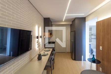 Sala de apartamento para alugar com 1 quarto, 33m² em Santo Amaro, São Paulo