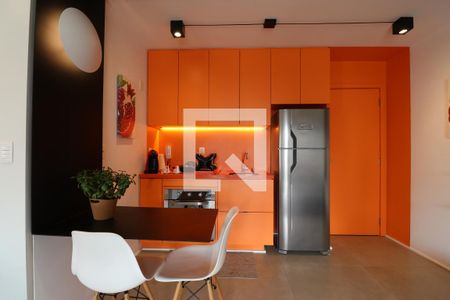 Cozinha de kitnet/studio para alugar com 1 quarto, 45m² em Vila Pompéia, São Paulo