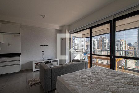 Quarto /sala  de apartamento à venda com 1 quarto, 38m² em Vila Mariana, São Paulo
