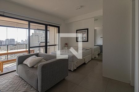 Quarto /sala  de apartamento para alugar com 1 quarto, 38m² em Vila Mariana, São Paulo