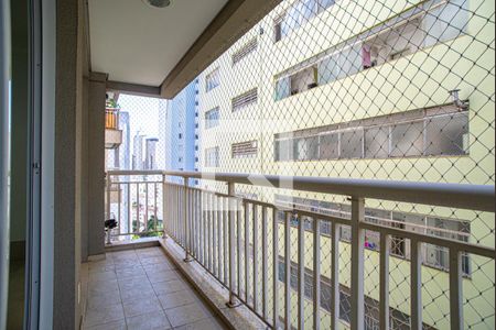 Varanda da Sala de apartamento à venda com 1 quarto, 57m² em Bela Vista, São Paulo