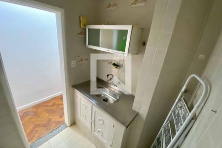 Cozinha de kitnet/studio à venda com 1 quarto, 40m² em Glória, Rio de Janeiro
