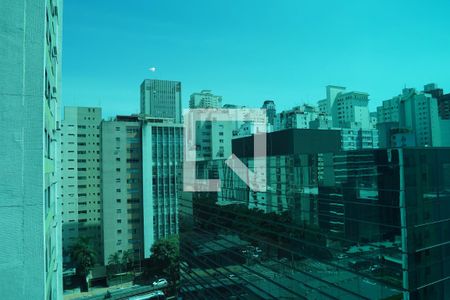 Vista Sala de apartamento para alugar com 1 quarto, 39m² em Jardim Paulista, São Paulo