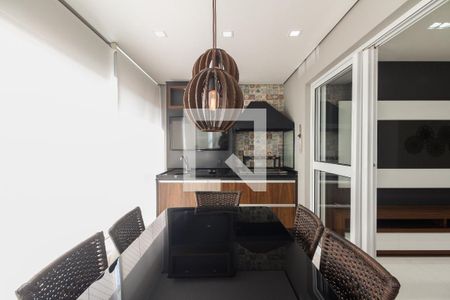 Varanda Gourmet  de apartamento para alugar com 3 quartos, 125m² em Tatuapé, São Paulo
