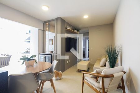 Sala  de apartamento para alugar com 2 quartos, 66m² em Vila Azevedo, São Paulo