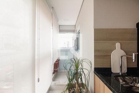 Varanda Gourmet  de apartamento para alugar com 2 quartos, 66m² em Vila Azevedo, São Paulo
