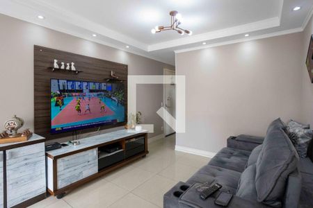 Sala de TV de apartamento à venda com 2 quartos, 62m² em Piraporinha, Diadema