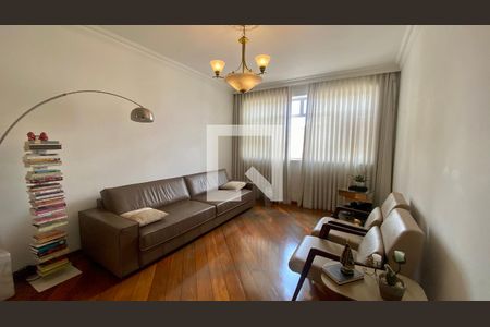 Sala de apartamento à venda com 4 quartos, 150m² em Coração Eucarístico, Belo Horizonte