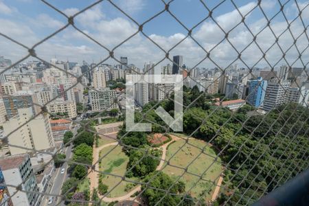 Vista da Sala de apartamento à venda com 2 quartos, 76m² em Consolação, São Paulo