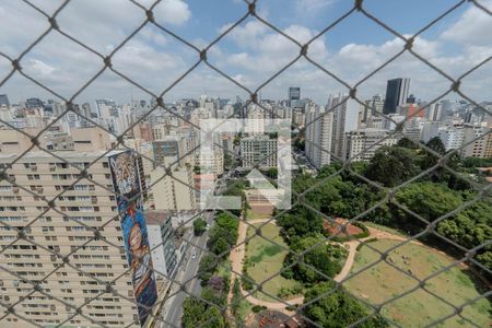 Vista da Sala de apartamento à venda com 2 quartos, 76m² em Consolação, São Paulo
