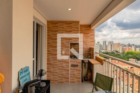 Varanda sala  de apartamento para alugar com 1 quarto, 45m² em Vila Guarani (z Sul), São Paulo