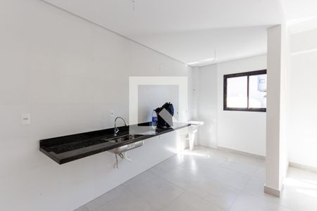 Sala e Cozinha de apartamento para alugar com 2 quartos, 53m² em Vila Guiomar, Santo André