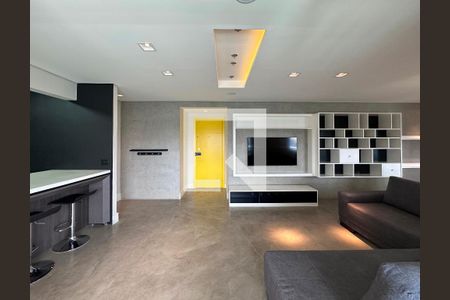 Sala de apartamento para alugar com 2 quartos, 109m² em Jardim Caravelas, São Paulo