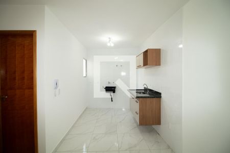Sala cozinha e tanque de kitnet/studio à venda com 1 quarto, 27m² em Vila Constança, São Paulo