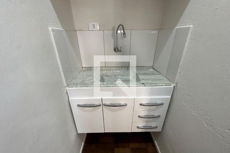 Cozinha de kitnet/studio para alugar com 1 quarto, 25m² em Perdizes, São Paulo