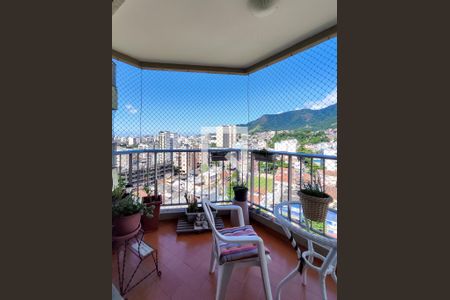 Varanda da Sala de apartamento à venda com 3 quartos, 122m² em Andaraí, Rio de Janeiro